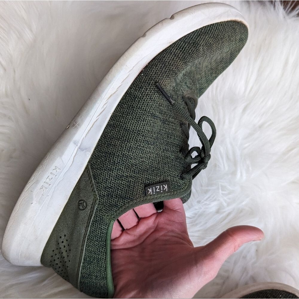 Kizik Madrid Comfortable Breathable Eco-Knit Slip On Sneakers Men's 11 green - Picture 2 of 8